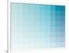 Aqua Rectangle Spectrum-Kindred Sol Collective-Framed Art Print