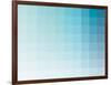 Aqua Rectangle Spectrum-Kindred Sol Collective-Framed Art Print