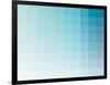 Aqua Rectangle Spectrum-Kindred Sol Collective-Framed Art Print