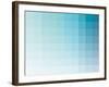 Aqua Rectangle Spectrum-Kindred Sol Collective-Framed Art Print