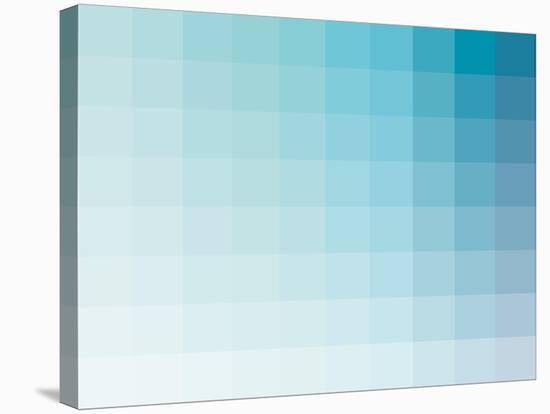 Aqua Rectangle Spectrum-Kindred Sol Collective-Stretched Canvas