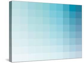 Aqua Rectangle Spectrum-Kindred Sol Collective-Stretched Canvas