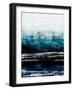 Aqua Reflections with Silver-Allie Corbin-Framed Art Print