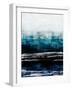 Aqua Reflections with Silver-Allie Corbin-Framed Art Print