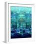 Aqua Reflections-Allie Corbin-Framed Art Print