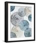 Aqua Rhythmic Reverie I-Emma Peal-Framed Art Print