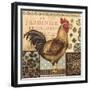 Aqua Rooster I-Kimberly Poloson-Framed Premium Giclee Print