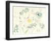 Aqua Roses-Danhui Nai-Framed Art Print