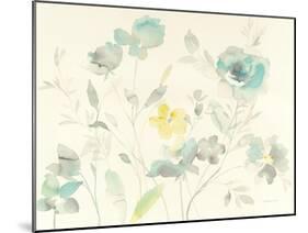 Aqua Roses-Danhui Nai-Mounted Art Print