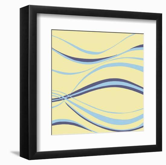 Aqua Samphire-Denise Duplock-Framed Art Print