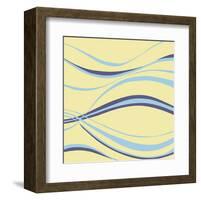 Aqua Samphire-Denise Duplock-Framed Art Print