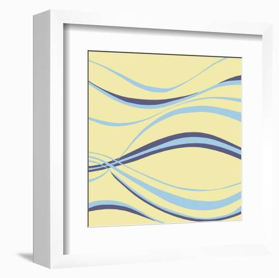 Aqua Samphire-Denise Duplock-Framed Art Print