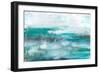 Aqua Sea II-Lila Bramma-Framed Art Print