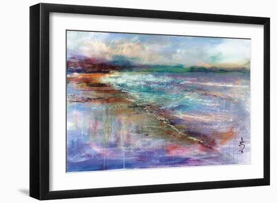 Aqua Seascape-Anne Farrall Doyle-Framed Giclee Print