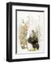 Aqua Sketch 1-Design Fabrikken-Framed Art Print