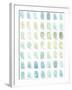 Aqua Swatches-Natasha Marie-Framed Giclee Print