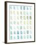 Aqua Swatches-Natasha Marie-Framed Giclee Print