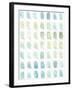 Aqua Swatches-Natasha Marie-Framed Giclee Print