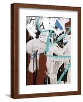 Aqua Tag 2-Jenny Kraft-Framed Art Print