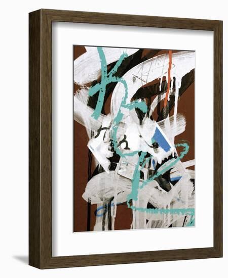 Aqua Tag I-Jenny Kraft-Framed Giclee Print