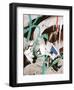 Aqua Tag III-Jenny Kraft-Framed Giclee Print