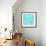 Aqua Teal Damask-Tina Lavoie-Framed Giclee Print displayed on a wall