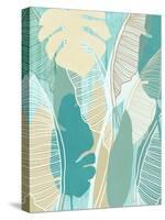 Aqua Tropical II-Flora Kouta-Stretched Canvas