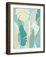 Aqua Tropical II-Flora Kouta-Framed Art Print