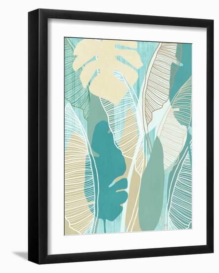 Aqua Tropical II-Flora Kouta-Framed Art Print