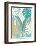 Aqua Tropical III-Flora Kouta-Framed Art Print