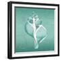 Aqua Tulip Shell-Albert Koetsier-Framed Art Print