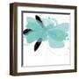 Aqua Undone - One-Jan Weiss-Framed Art Print