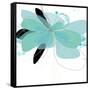 Aqua Undone - One-Jan Weiss-Framed Stretched Canvas