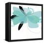 Aqua Undone - One-Jan Weiss-Framed Stretched Canvas