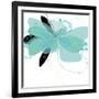 Aqua Undone - One-Jan Weiss-Framed Art Print