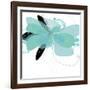 Aqua Undone - One-Jan Weiss-Framed Art Print