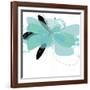 Aqua Undone - One-Jan Weiss-Framed Art Print