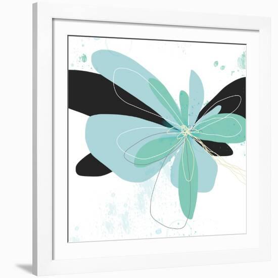 Aqua Undone - Two-Jan Weiss-Framed Art Print