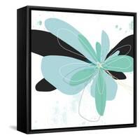 Aqua Undone - Two-Jan Weiss-Framed Stretched Canvas