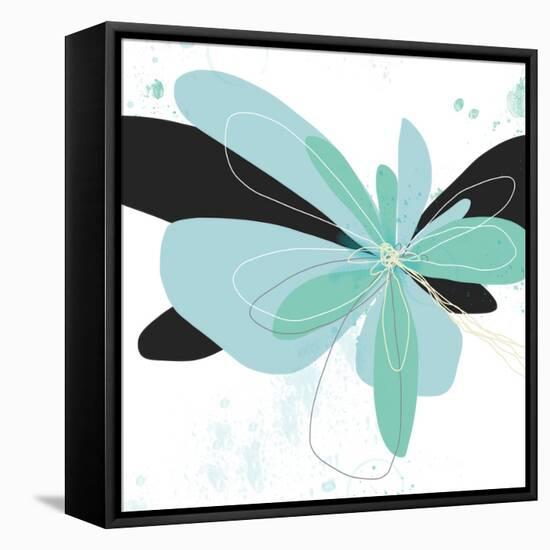 Aqua Undone - Two-Jan Weiss-Framed Stretched Canvas