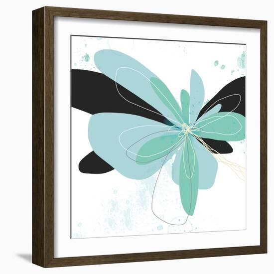 Aqua Undone - Two-Jan Weiss-Framed Art Print