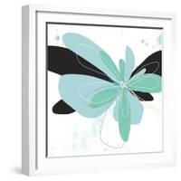 Aqua Undone - Two-Jan Weiss-Framed Art Print