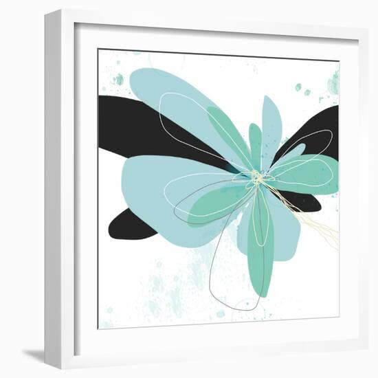 Aqua Undone - Two-Jan Weiss-Framed Art Print