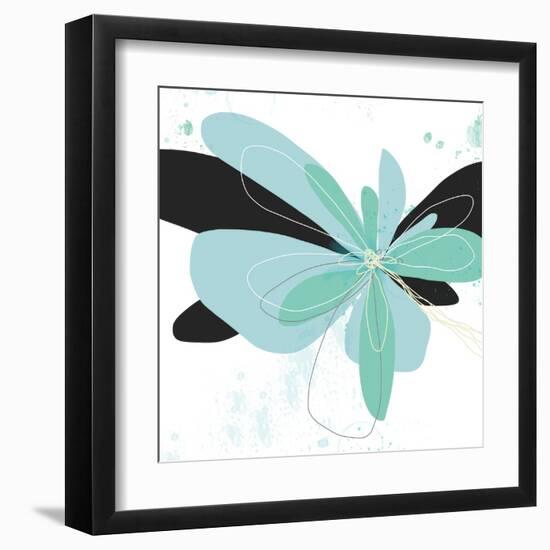 Aqua Undone - Two-Jan Weiss-Framed Art Print