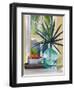 Aqua Vase-Jenny Westenhofer-Framed Art Print