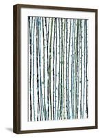 Aqua Vine-Candice Alford-Framed Art Print