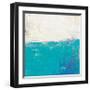 Aqua White-Don Bishop-Framed Art Print