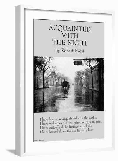Aquainted With the Night-null-Framed Art Print