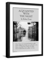 Aquainted With the Night-null-Framed Art Print