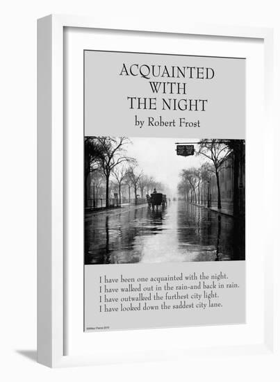 Aquainted With the Night-null-Framed Art Print